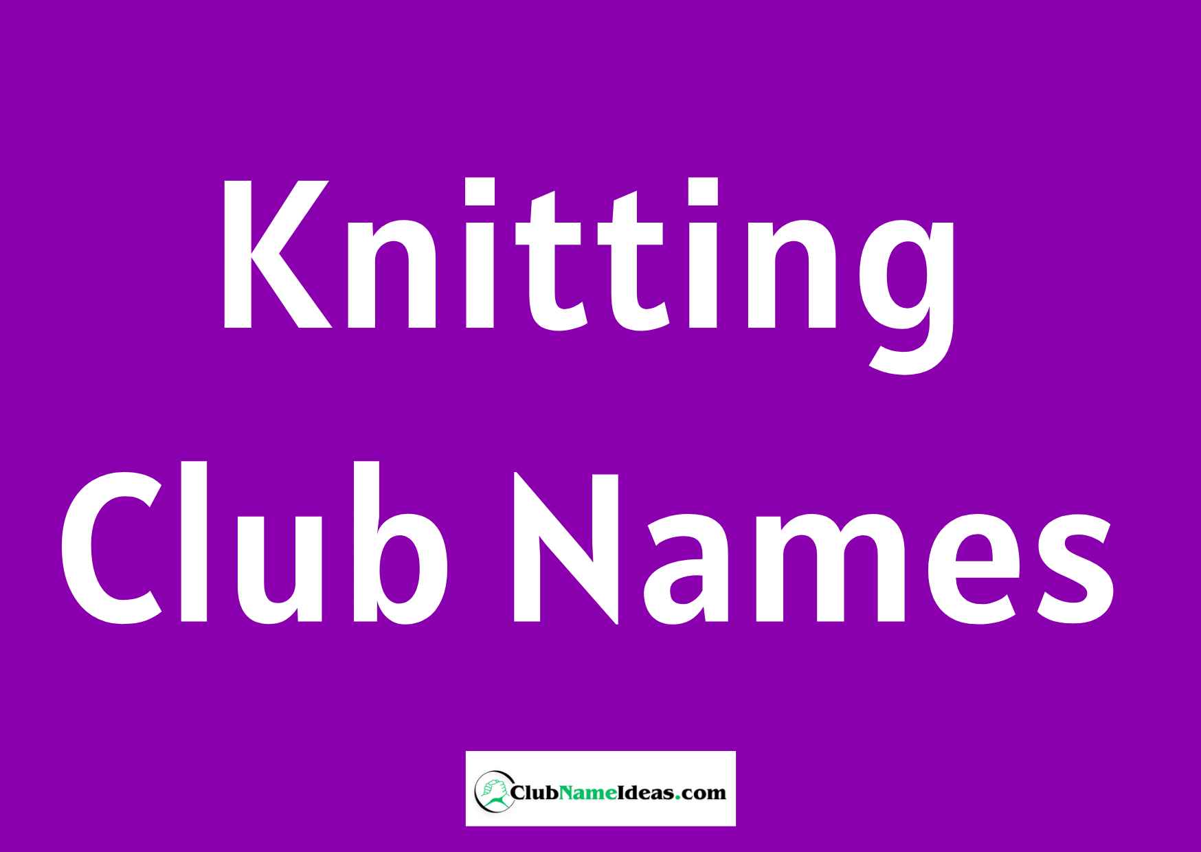 Read more about the article 527 Knitting Club Names