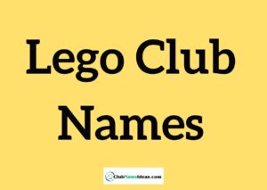 Read more about the article 273 Lego Club Names