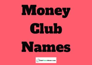 Read more about the article 338 Money Club Names