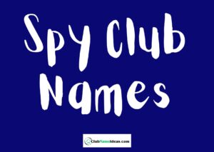 Read more about the article 405 Spy Club Names
