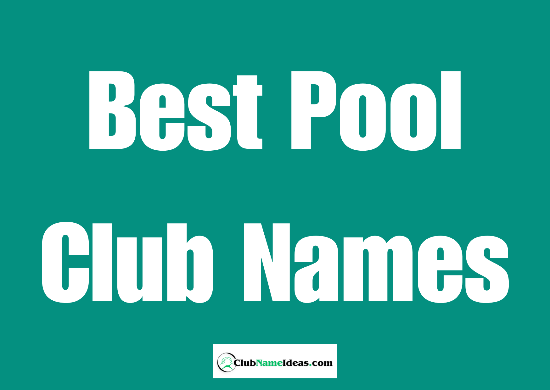 Read more about the article 435 Best Pool Club Names