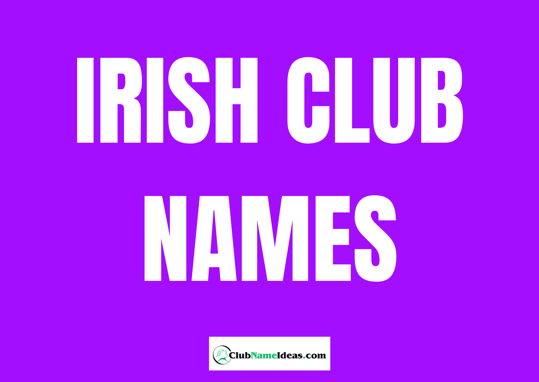 Irish Club Names