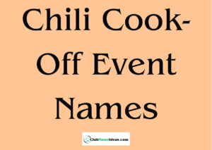 Read more about the article 345 Chili Cook-Off Event Names